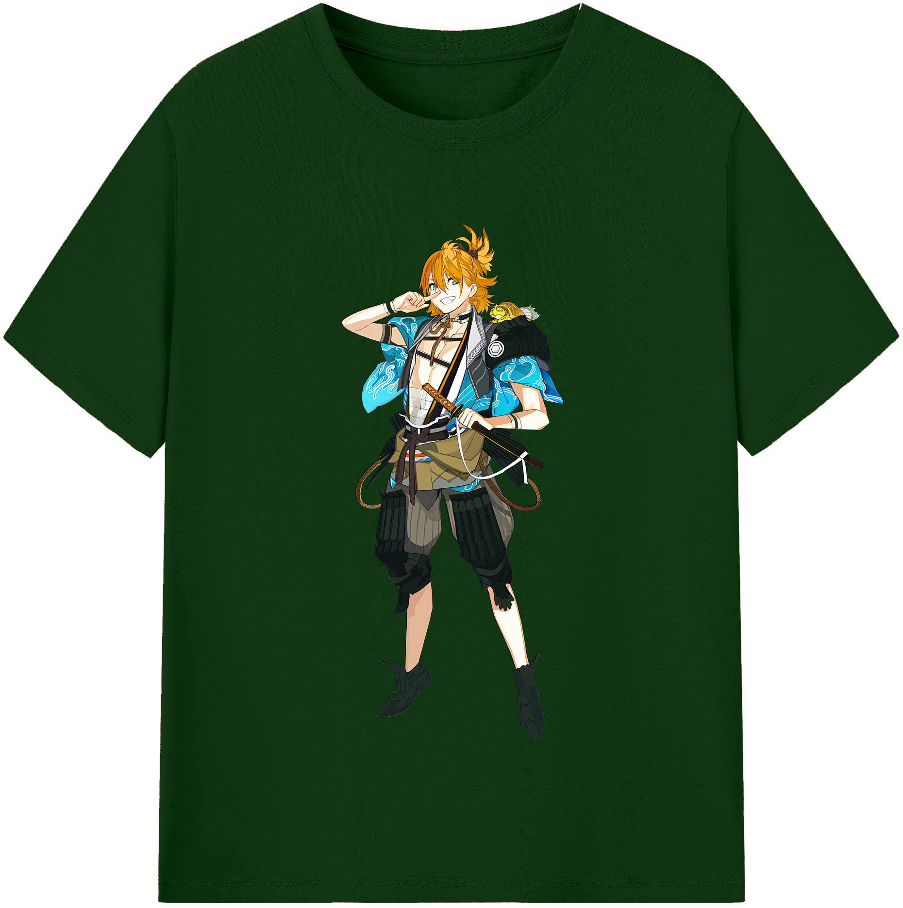 （画像用） 刀剣乱舞 Touken Ranbu 綿100％半袖Tシャツ（フロントプリント）